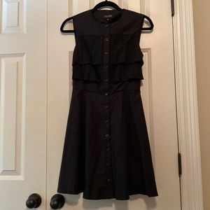 Worn once like new SALONI black a line dress